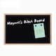 image 1 of Wood Framed Magnetic Writing Black Board 20 x 30cm