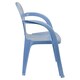 image 2 of Coloured Plastic Kids Chairs Stackable Nursery Indoor Outdoor Party Garden Play | Blue | 2 Pcs Blue | 2