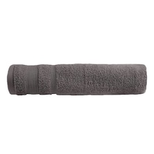 Luxury Zero Twist Egyptian Cotton Bath Sheet 100 x 150cm - Extra Large Bath Towel Grey | Charcoal | Bath sheet