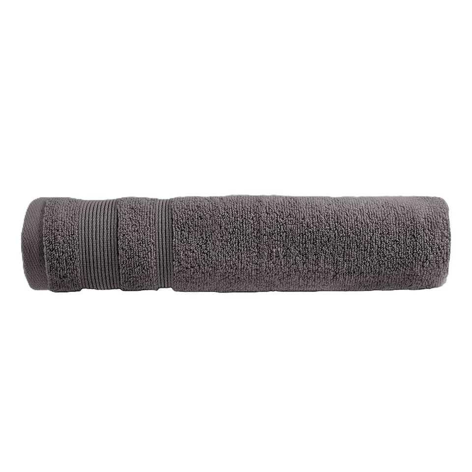 image 1 of Luxury Zero Twist Egyptian Cotton Bath Sheet 100 x 150cm - Extra Large Bath Towel Grey | Charcoal | Bath sheet