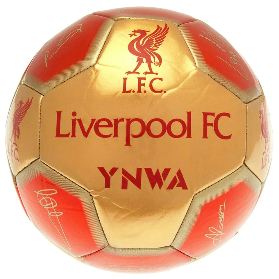 image 1 of Liverpool FC Signature 26 Panel Football - Red - 5 Red