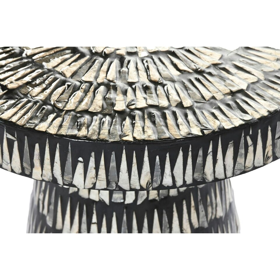image 1 of Side table Home ESPRIT Black Golden 40 x 40 x 48 cm N/A