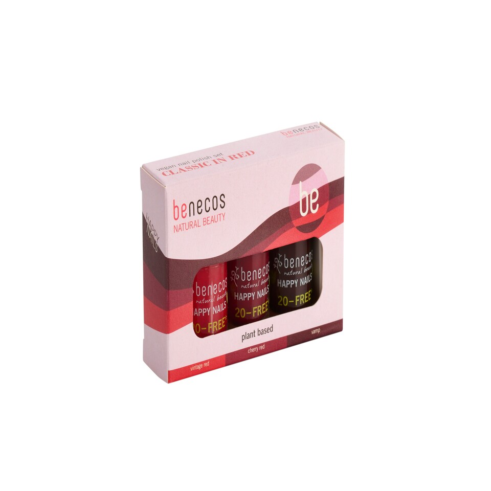 BENECOS - Nail Polish Gift Set - Classic in Red Multi