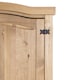 image 7 of Premium Corona 2 Door Wardrobe in Mexican Pine, Classic Design with Metal Hardware | Brown | Brown | One Size | 1