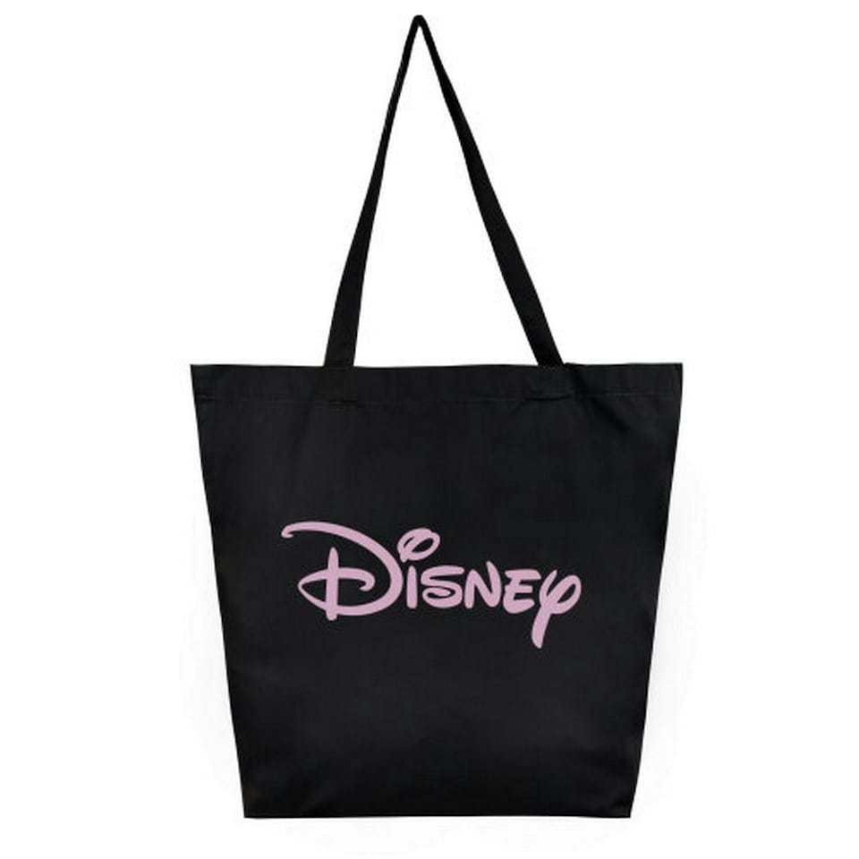 Disney Logo Tote Bag - Black - One Size Black