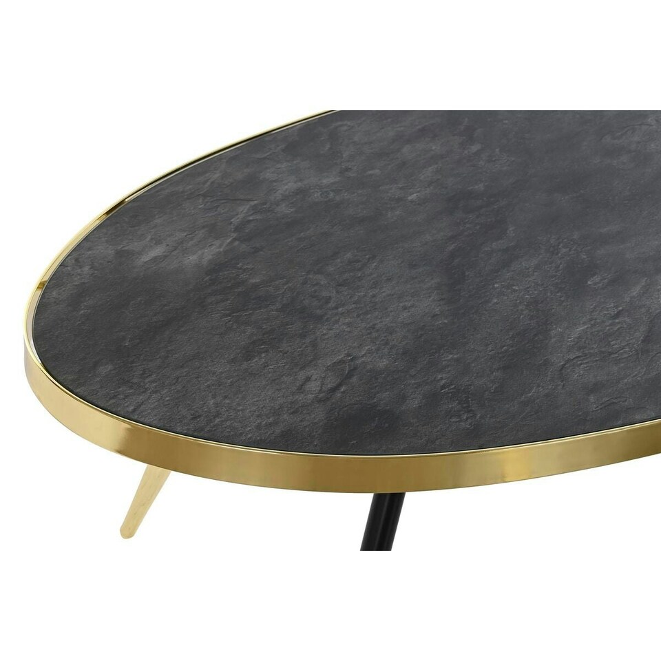 image 1 of Centre Table DKD Home Decor Black Golden Crystal Steel 110 x 50 x 41,5 cm N/A