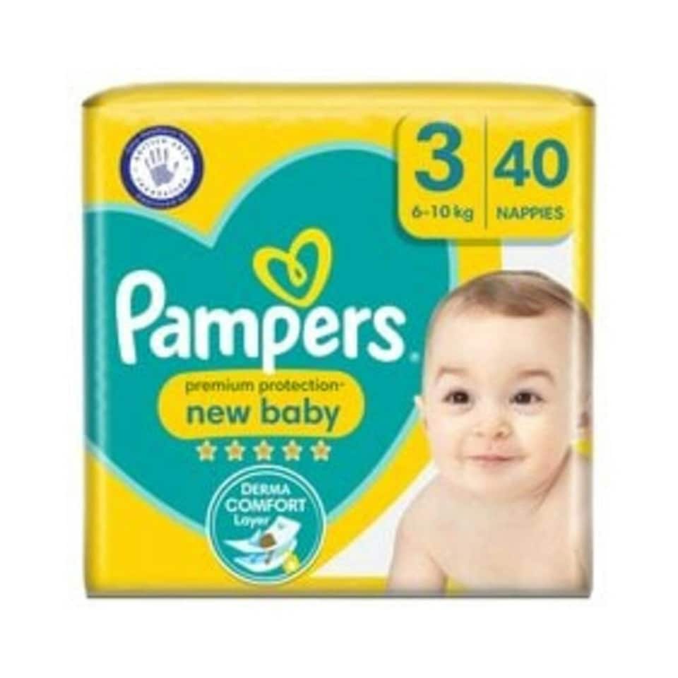 Pampers Premium Protection Size 3 40's x 4