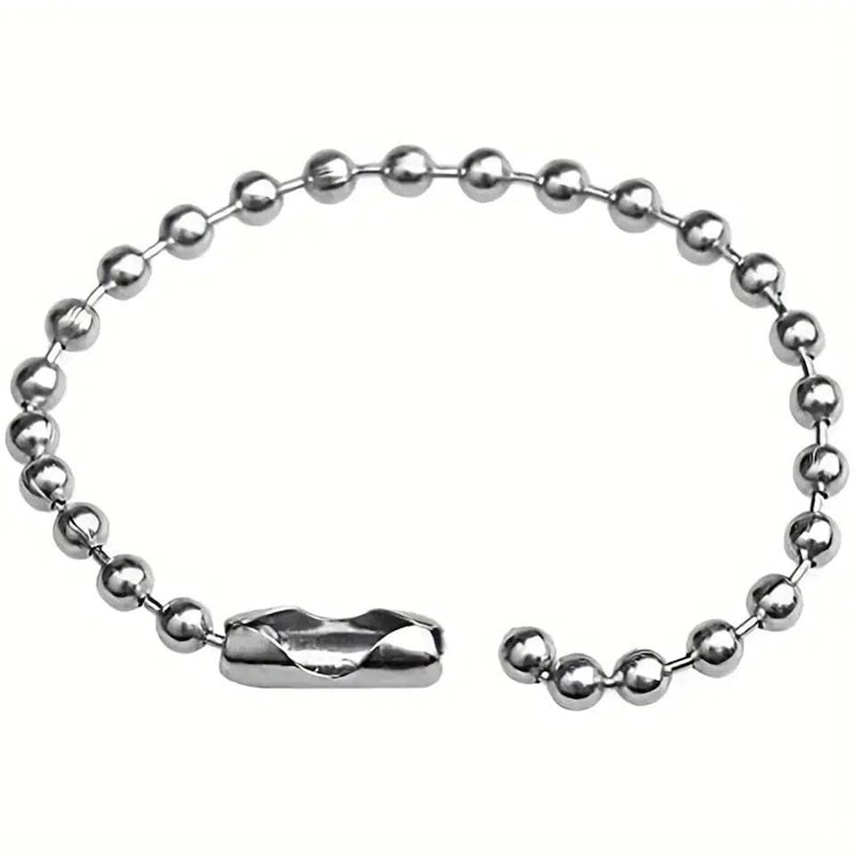 image 1 of 20cm Long Metal Ball Chain Extender for Label Tags - 100pcs