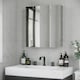 image 2 of kleankin Medicine Cabinet with Mirror, Wall-Mounted Mirror Cabinet