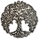 image 2 of Tree of Life Metal Wall Decor - Large 59cm (23") Iron Art for Garden & Home Indoor/Outdoor Wall Hanging