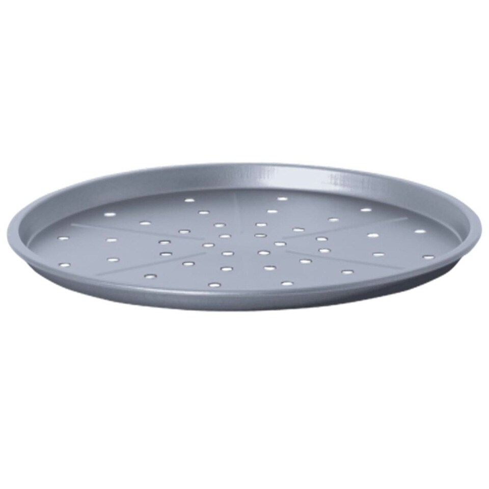 image 1 of 1 x 33cm Large Non Stick Round Pizza Oven Tray N/A