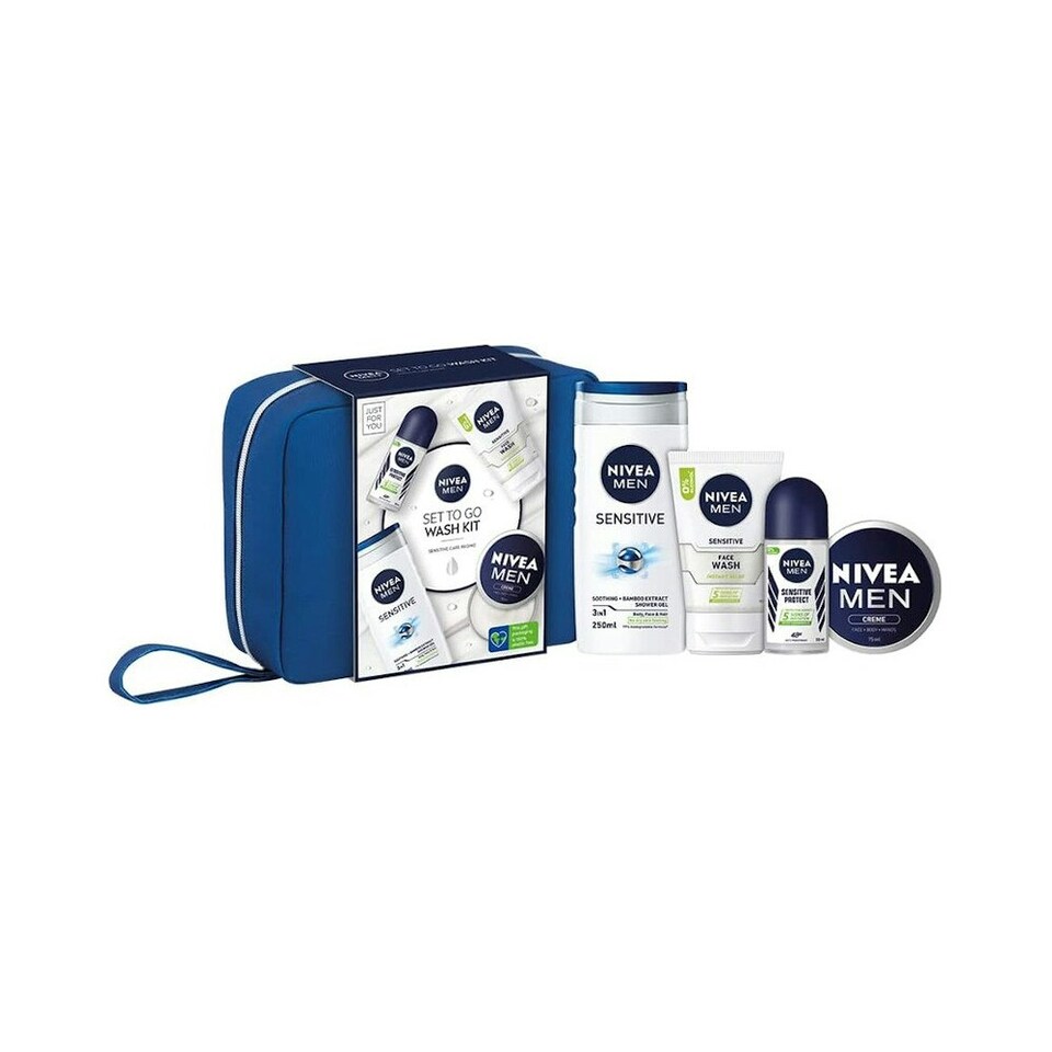Nivea Men Set To Go Wash Kit Gift Set x 6