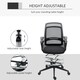 image 4 of Vinsetto Draughtsman Chair Tall Office Chair with Adjustable Height