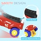 image 6 of AIYAPLAY Ride On Car Foot to Floor Design with Under Seat Storage, Red
