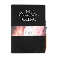 Something Different My Manifestation Amethyst Journal - Black/Orange - One Size