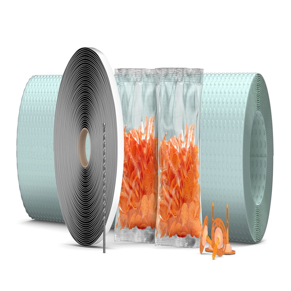 image 1 of Drybase Membrane Waterproofing Kit 20m - Low Profile Plaster Mesh Membrane | Blue | Blue