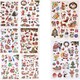 image 1 of 8 Sheets of 3D Window Stickers (216 Stickers)