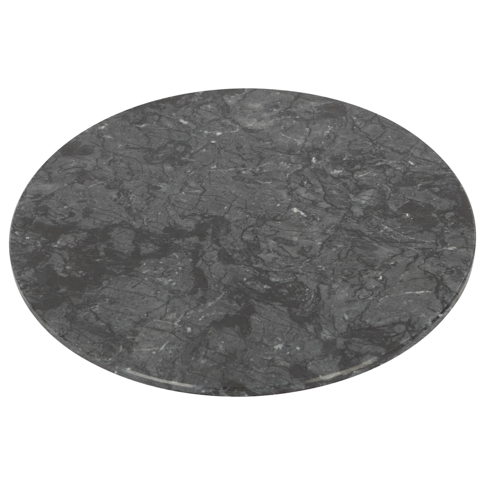 image 1 of Argon Tableware Round Marble Chopping Board - 30cm - Black | Black | Black