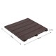 image 3 of Cosmo Garden Patio Cosmopolitan Decking Tiles - Brown | Brown | Pack of 1