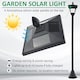image 3 of Outsunny Outdoor Garden Solar Light with Base IP44 Optical Control Dimmable