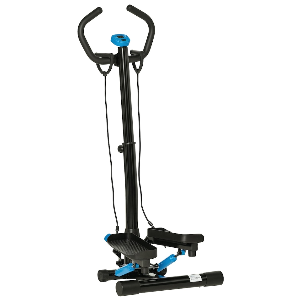 image 1 of HOMCOM Adjustable Twist Stepper Step Machine For Home Gym Aerobic Workout