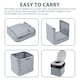 image 3 of 24L PORTABLE FOLDING CAMPING TOILET COMPACT POTTY LOO CARAVAN PICNIC FISHING