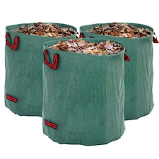 Outsunny Garden Waste Bags, Foldable and Reusable Waste Sacks