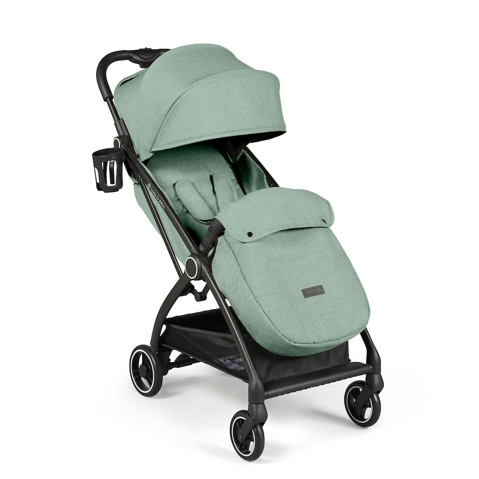 image 1 of Aries Max Autofold Stroller - Feather-Light Design, Multi-Position Recline, Handy Auto-Fold, Birth to 22kg, UPF 50+ Hood & More (Sage Green)