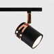 image 1 of ValueLights Garcia Matte Black Spotlight and GU10 Spotlight LED 5W Warm White 3000K Bulb
