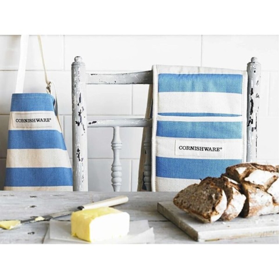 image 1 of Apron: Cornishware Blue White