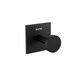 image 1 of Cosmic Wall Mount Hanger with Durable Metal for Bathroom, Matt Finish Black
