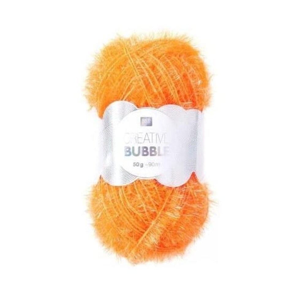 Rico Design Yarn Creative Bubble Neon Apricot Orange