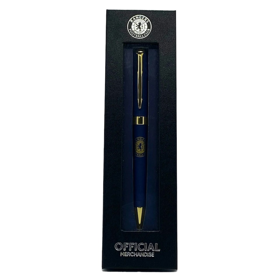 image 1 of Rangers FC Ballpoint Pen - Blue/Gold - One Size