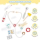 image 3 of Wooden Pretend Play Doctor Set – Portable Medical Case with Realistic Wooden Tools