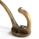 image 2 of Hammer & Tongs Hat & Coat Hook - W25mm x H80mm - Brass