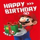 image 2 of Super Mario 'Happy Birthday' Card