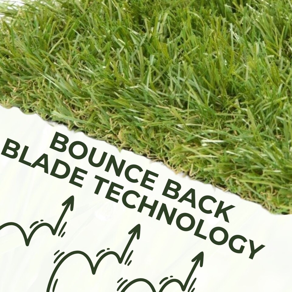 image 1 of 30mm Artificial Grass - Natural and Realistic Fake Lawn Astro Turf | Green | 3M x 3M | 1