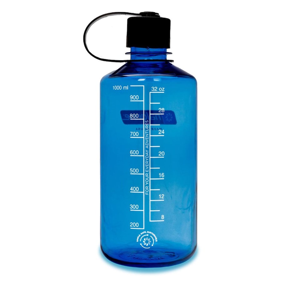 image 1 of Nalgene Narrow Mouth 1L Tritan Sustain Water Bottle - Slate Blue