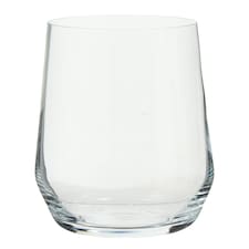 Interiors By Premier Versatile Set Of 4 Lead Free Crystal High Ball Glasses, Modern Design Small Tumblers, Sleek Tumblers