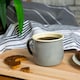 image 4 of Argon Tableware Coloured Enamel Belly Mugs - 375ml - Grey/Cream - Pack of 6 Multi