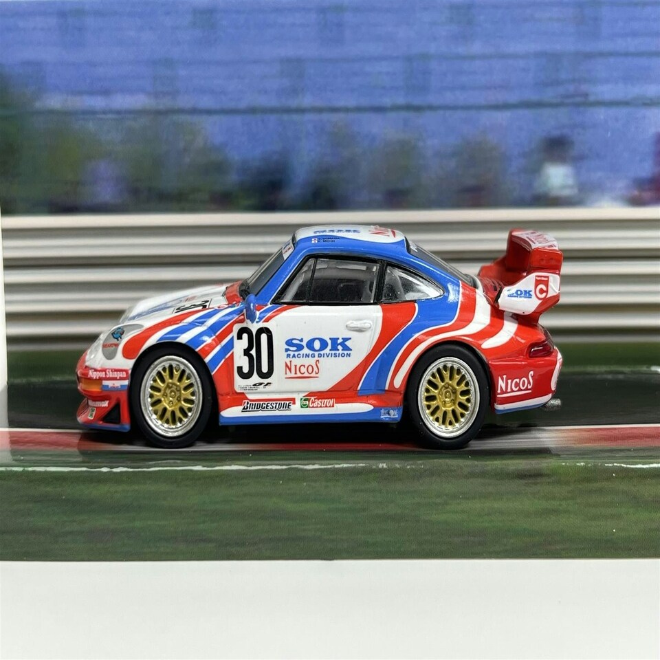 image 1 of Porsche 911 GT2 Sogo Keibi #30 1:64 Scale Tarmac Works T64S004SK