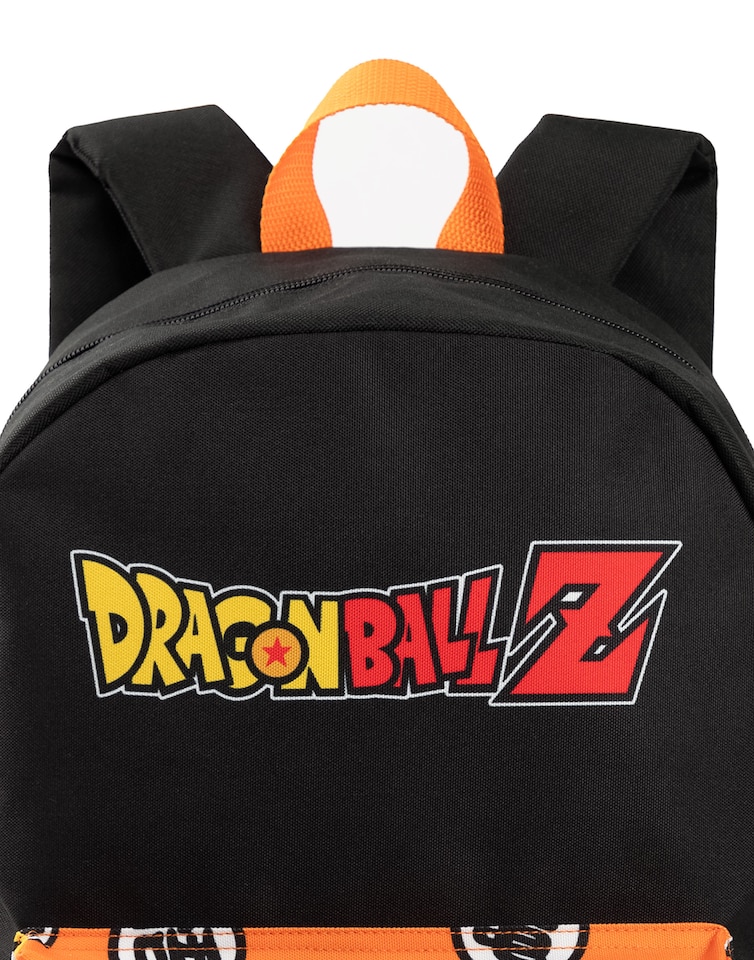 image 1 of DragonBall Z Boys Backpack | Black & Orange Rucksack with Adjustable Straps | Goku Character Practical & Organised Luggage Sports School Bag For Kids | Anime TV Series Merchandise Gift | Blue | Navy