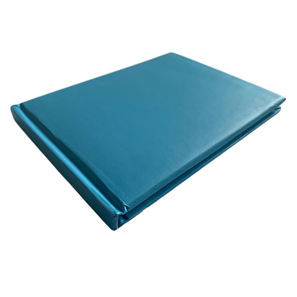 image 1 of Plain Cover Blue Autograph Book by Janrax - Signature End of Term School Leavers