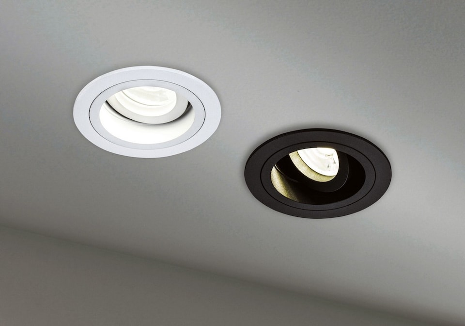 image 1 of Akron Recessed Downlight White, 1 Light, GU10