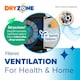 image 7 of Dryzone Loft Cube Quiet PIV Unit with Heater - Whole-House Positive Input Ventilation Kit for 1-5 Bedroom Homes