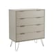 image 7 of Chest of 4 Drawers Clothing Cabinet Storage Organiser Bedroom Furniture | Grey