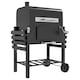 image 1 of Outsunny Charcoal Grill BBQ Trolley  Adjustable Charcoal Height & Thermometer