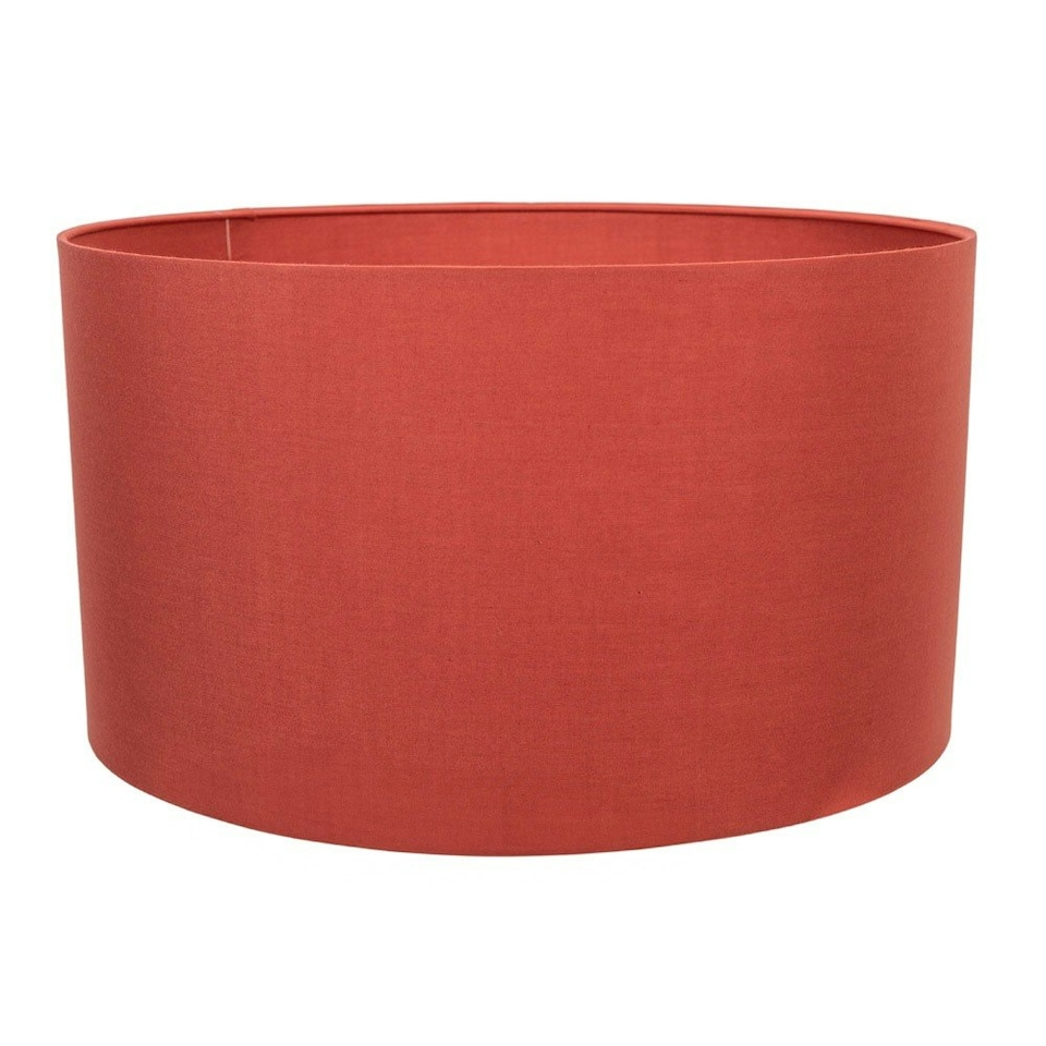 image 1 of ValueLights Reni Large Rust Lamp Shade & Bulb Orange