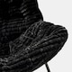 image 5 of OHS Ribbed Faux Fur Rocking Chair Upholstered Metal Frame Cushioned