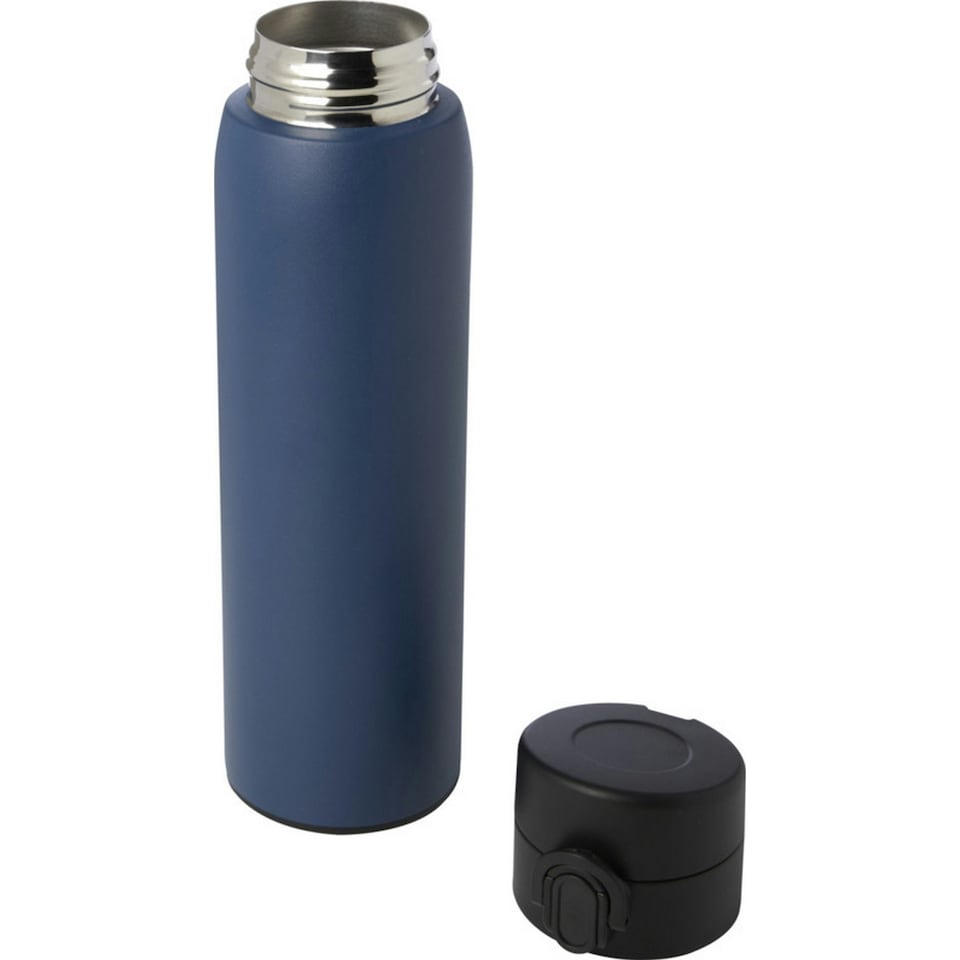 image 1 of Sika Stainless Steel Insulated 450ml Thermal Flask - Ocean Blue - One Size